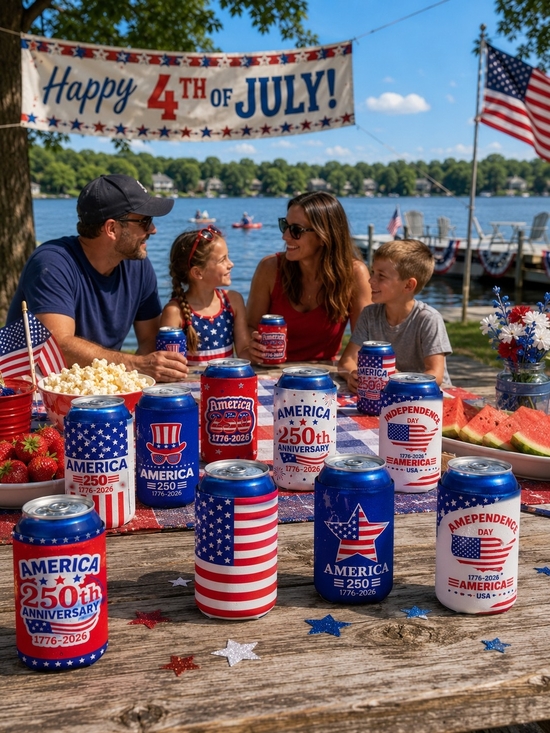 Other - PICK YOUR KOOZIE🇺🇸Patriotic 4th of July America 250th Anniversary